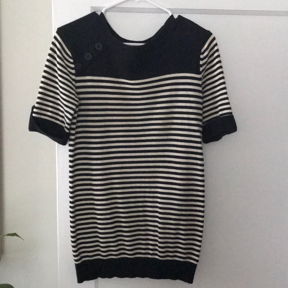 Striped knit top